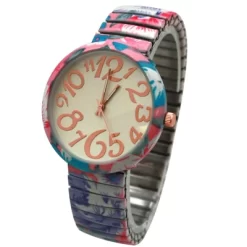 Olivia Pratt Floral Stretch Bold Numbers Women Watch