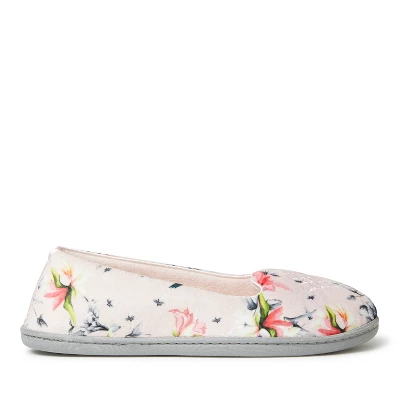 Dearfoams Womens Rebecca Microfiber Velour Closed Back Slipper - Image 2