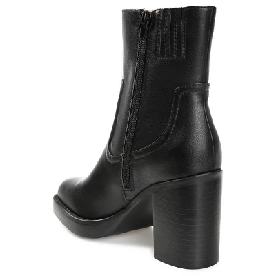 Journee Collection Womens Brittany Tru Comfort Foam Inside Zip Platform Booties - Image 6