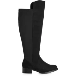 Women's Wide Fit Kali Tall Boot - Black | EVANS