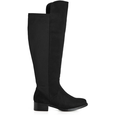 Women's Wide Fit Kali Tall Boot - Black | EVANS