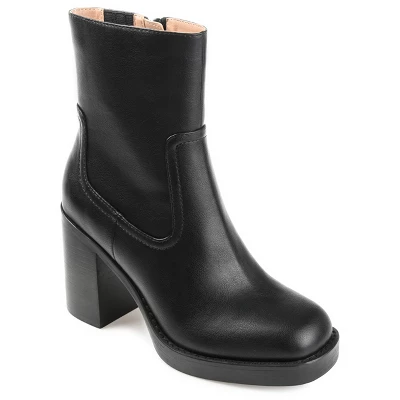 Journee Collection Womens Brittany Tru Comfort Foam Inside Zip Platform Booties - Image 9