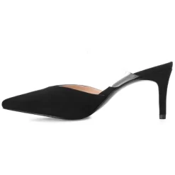 Journee Collection Womens Ollie Mules Low Stiletto Pointed Toe Pumps
