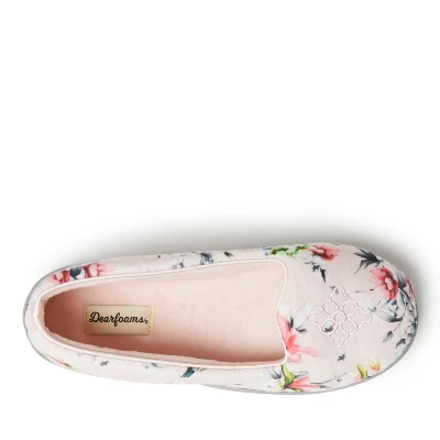 Dearfoams Womens Rebecca Microfiber Velour Closed Back Slipper - Image 4