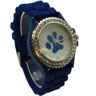Olivia Pratt Every Day Silicone Paw And Rhinestones Colorful Women Watch - Image 2