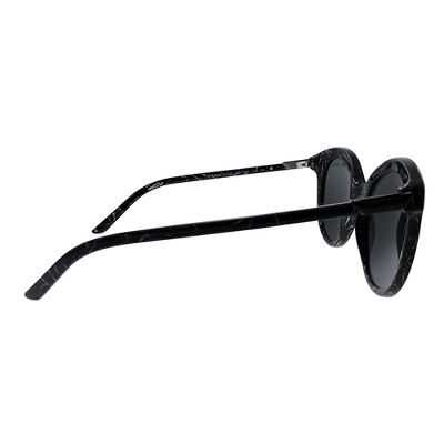 Prada PR 02YS 03Y5S0 Womens Round Sunglasses Black 51mm - Image 2