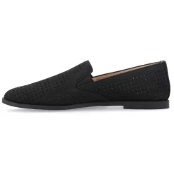 Journee Collection Womens Lucie Tru Comfort Foam Slip On Almond Toe Loafer Flats