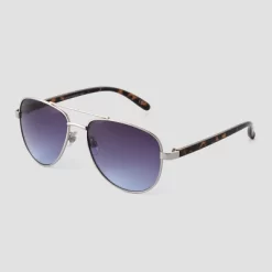 Women's Aviator Sunglasses - Universal Thread™ Silver