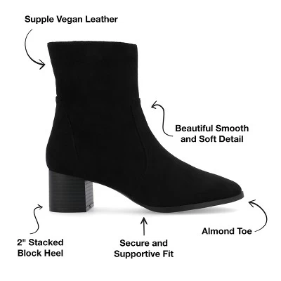 Journee Collection Medium And Wide Width Women's Tru Comfort Foam™ Hayven Booties - Image 7