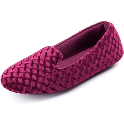 RockDove Women's Velour Memory Foam Loafer Slipper - Image 8