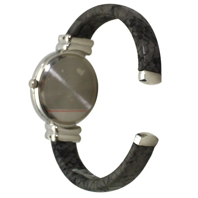 Olivia Pratt Faux Snake Skin Bangle Women Watch