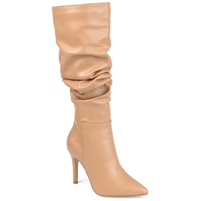 Journee Collection Womens Sarie Tru Comfort Foam Extra Wide Calf Stiletto Knee High Boots - Image 12