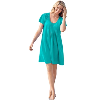 Swim 365 Women’s Plus Size Box-Pleat Cover Up - Image 7