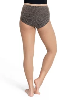 Capezio Women's Crop Studio Fishnet Tight
