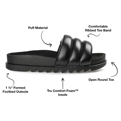 Journee Collection Womens Lazro Tru Comfort Foam Slide Flat Sandals - Image 7