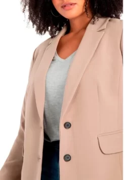 ELOQUII Women’s Plus Size The 365 Suit Long Tailored Blazer