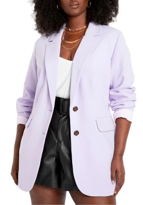 ELOQUII Women’s Plus Size The 365 Suit Long Tailored Blazer - Image 3