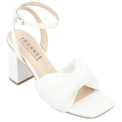 Journee Collection Womens Lottey Tru Comfort Foam Mid Heel Ankle Strap Sandals - Image 13
