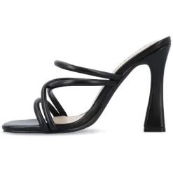 Journee Collection Womens Louisse Tru Comfort Foam High Heel Open Toe Pumps