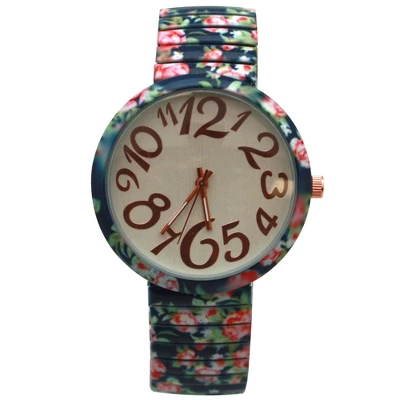 Olivia Pratt Floral Stretch Bold Numbers Women Watch - Image 6