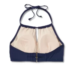 Women's Post Mastectomy High Neck Keyhole Bikini Top - Kona Sol™