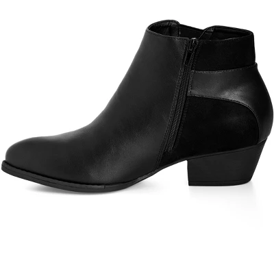 Women's WIDE Fit Haley Ankle Boot - Black | CLOUDWALKERS - Image 2