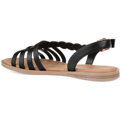 Journee Collection Womens Solay Ankle Strap Flat Sandals - Image 6