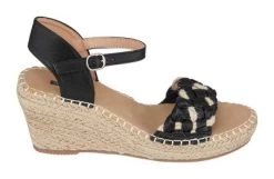 GC Shoes Cati Woven Espadrille Comfort Slingback Wedge Sandals
