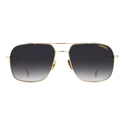 Carrera CA 247/S 2F7_9O Unisex Rectangle Sunglasses Gold/Grey 58mm