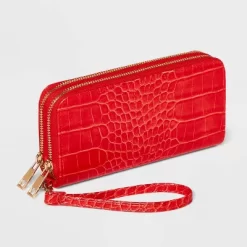 Double Zip Wallet - A New Dayâ„¢ Red