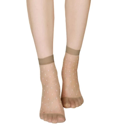Allegra K Women's Socks Elastic Sheer Polka Dots Ankle Socks Lightweight 10 Pairs - Image 5