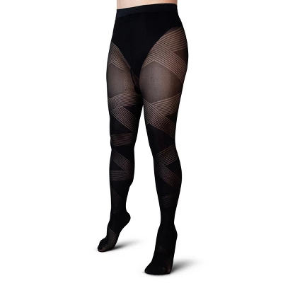 LECHERY Woman's Zig-Zag Tights - Image 2
