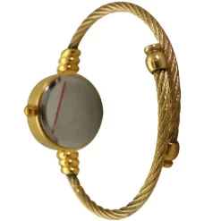 OLIVIA PRATT PETITE TWISTED STRAPS ONE-SIZE BANGLE WATCH