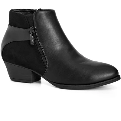 Women's WIDE Fit Haley Ankle Boot - Black | CLOUDWALKERS - Image 3