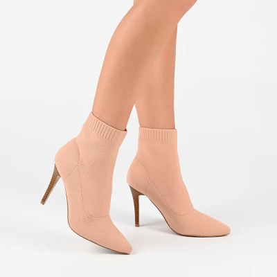 Journee Collection Womens Milyna Tru Comfort Foam Pull On Stiletto Booties - Image 8