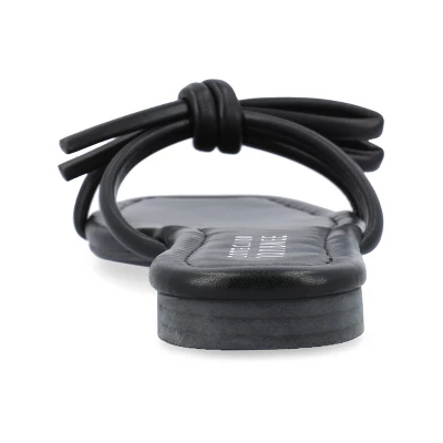 Journee Collection Womens Soma Tru Comfort Foam Slide Low Block Heel Sandals - Image 2