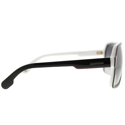 Carrera 1001/S 80S 9O Unisex Aviator Sunglasses Black White 62mm - Image 2