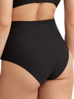 Birdsong Women's Eco Onyx Retro Full Bikini Bottom - S20179-EONYX