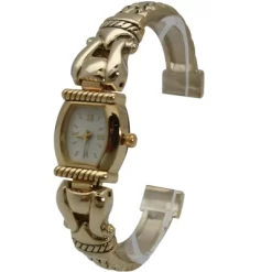 OLIVIA PRATT ANTIQUE DETAILS ELEGANT BANGLE WATCH