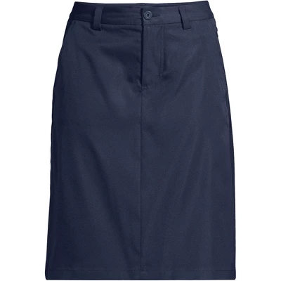 Lands' End Lands' End School Uniform Women's Active Chino Skort Top Of The Knee - Image 4