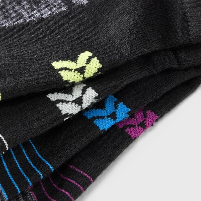 Women's 6pk Cushioned Performance Striped No Show Athletic Socks - All In Motion™ 4-10 - Image 2