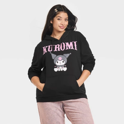 Women's Sanrio Kuromi Graphic Hoodie - Black - Image 4