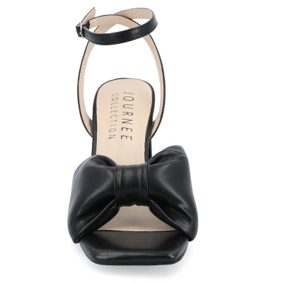 Journee Collection Womens Lottey Tru Comfort Foam Mid Heel Ankle Strap Sandals - Image 5