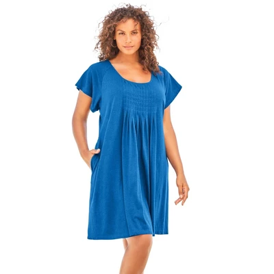 Swim 365 Women’s Plus Size Box-Pleat Cover Up - Image 5