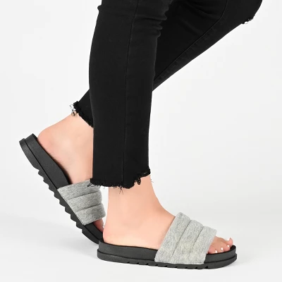 Journee Collection Womens Lazro Tru Comfort Foam Slide Flat Sandals - Image 8