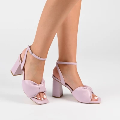 Journee Collection Womens Lottey Tru Comfort Foam Mid Heel Ankle Strap Sandals - Image 8