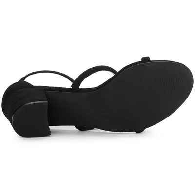 Allegra K Women's Open Toe Strappy Chunky Heels Sandals - Image 5