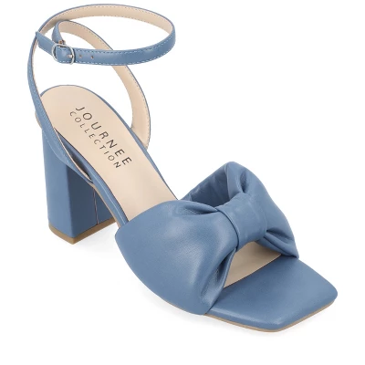 Journee Collection Womens Lottey Tru Comfort Foam Mid Heel Ankle Strap Sandals - Image 10