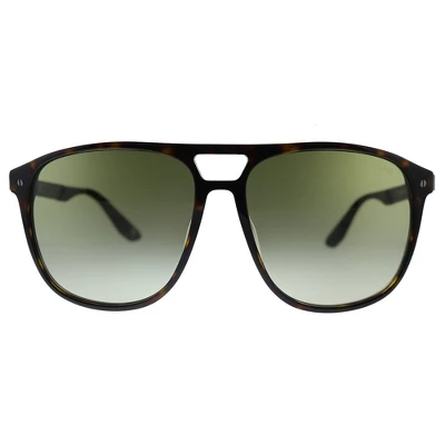 BMW BW 0001 52P Unisex Square Sunglasses Dark Havana 58mm