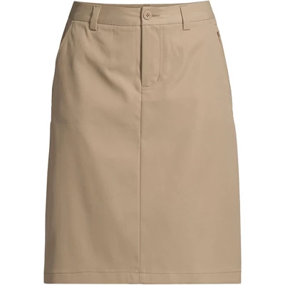 Lands' End Lands' End School Uniform Women's Active Chino Skort Top Of The Knee - Image 3